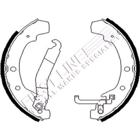 First Line Brake Shoe Set