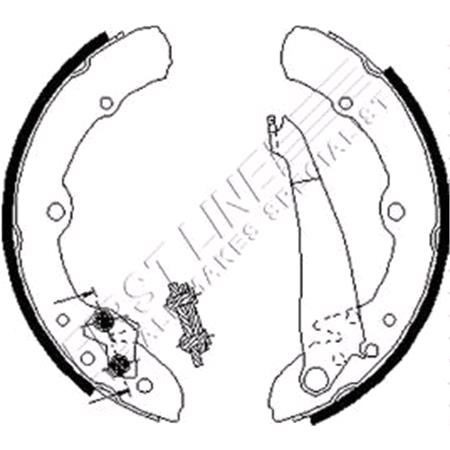 First Line Brake Shoe Set