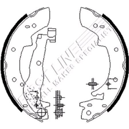 First Line Brake Shoe Set