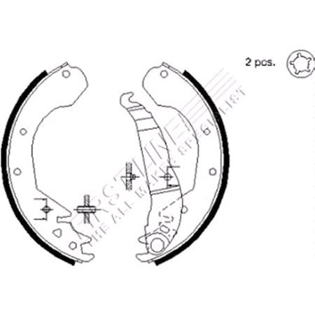 First Line Brake Shoe Set
