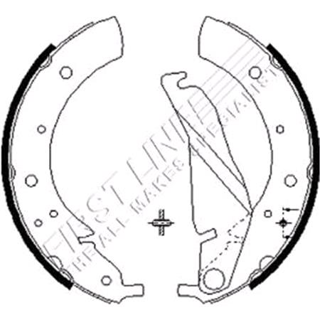 First Line Brake Shoe Set