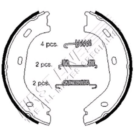 First Line Brake Shoe Set