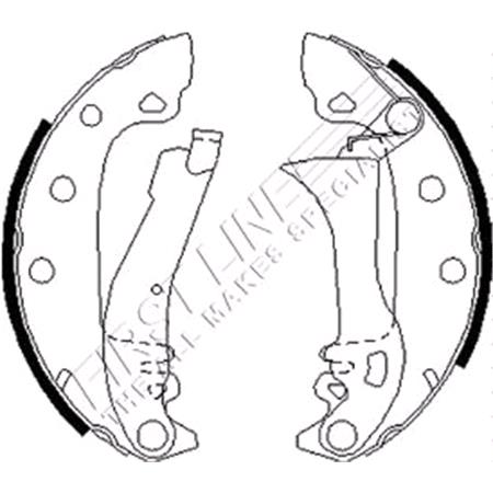 First Line Brake Shoe Set