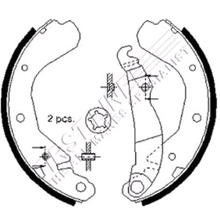 First Line Brake Shoe Set