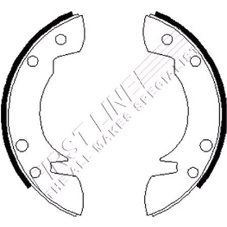 First Line Brake Shoe Set