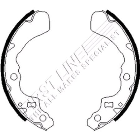 First Line Brake Shoe Set