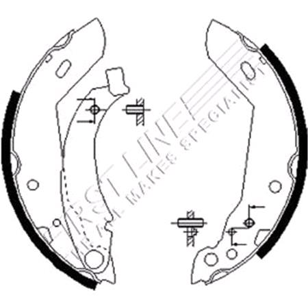 First Line Brake Shoe Set