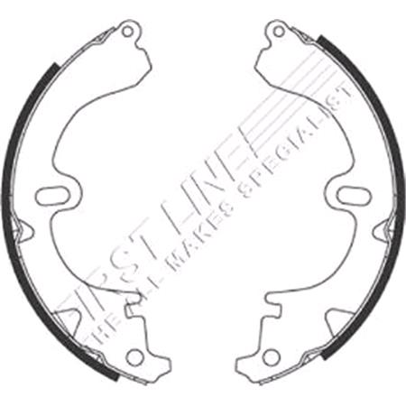 First Line Brake Shoe Set