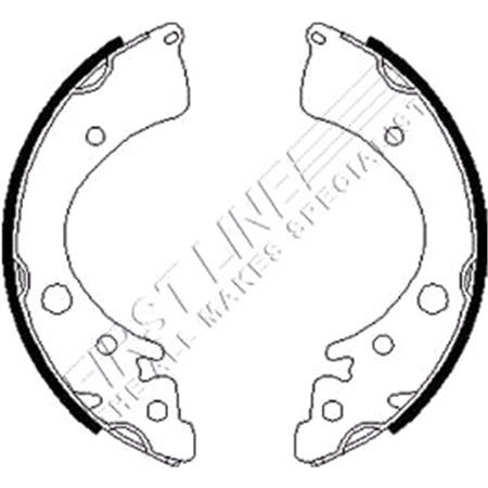 First Line Brake Shoe Set