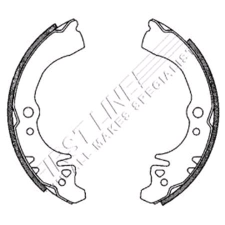 First Line Brake Shoe Set