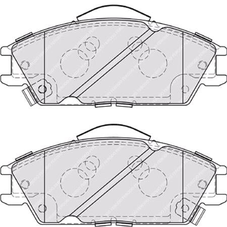FERODO Front Brake Pads (Full set for Front Axle)
