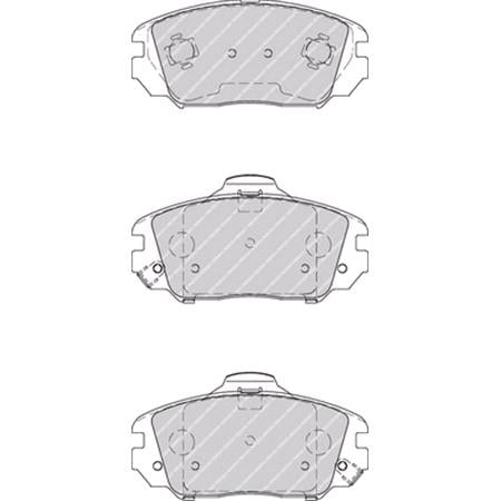 FERODO Front Brake Pads (Full set for Front Axle)
