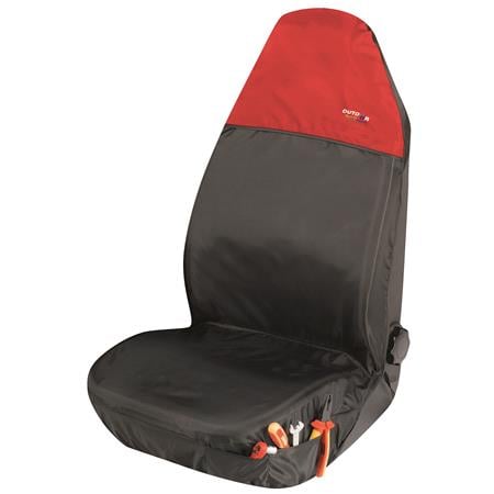 Walser Universal Protective Car Seat Cover Outdoor Sports   Black and Red