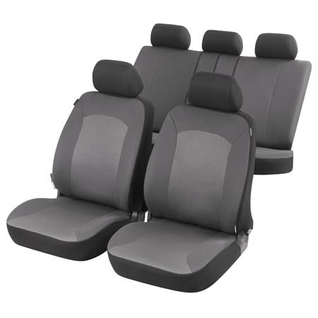 Black, Seat Covers For Vauxhall VECTRA Mk II 2002 2008