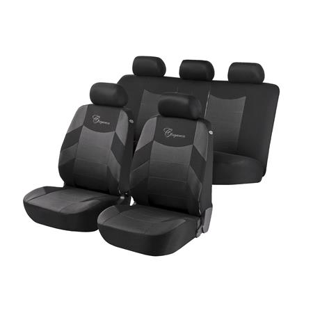 Elegance Car Seat Cover   Grey & Black For Mitsubishi OUTLANDER III Van 2013  >