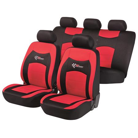 RS Racing car seat cover   Red & Black for Peugeot 207 Saloon 2007 Onwards
