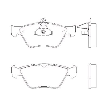 Mintex Front Brake Pads (Full set for Front Axle) *SALE*   MDB1683