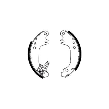 Mintex Brake Shoes Set   MFR275