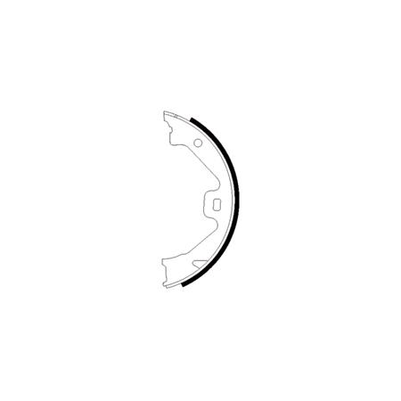 Mintex Handbrake Shoe Set   MFR522