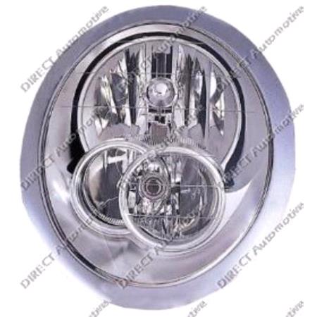 Right Headlamp (Electric With Motor) for Mini One/Cooper 2004 2006