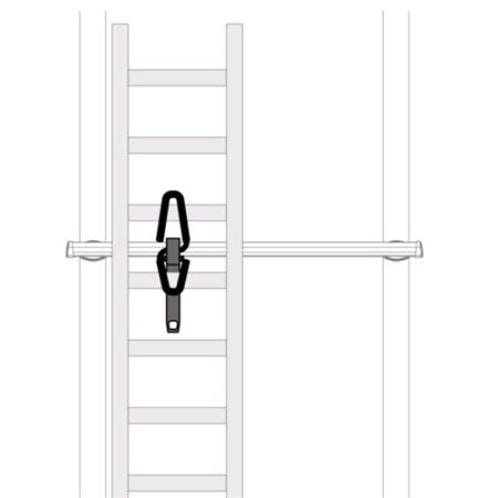 Pair Of Ladder Holder Straps With Ladder Step Adaptor To Help Secure Any Ladder
