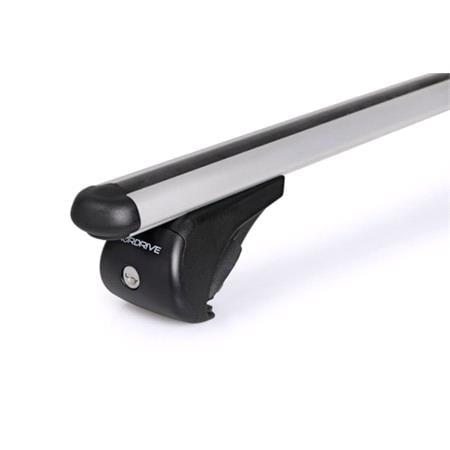 Helio Black, pair of aluminium roof bars   L   127 cm RAILING KIT FOR ALUMIA BARS 
