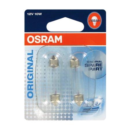 Osram Original C10W 12V Bulb    Twin Pack for Opel ZAFIRA Van, 2010 Onwards