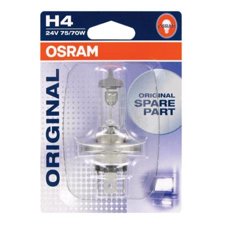 Osram Original H4 4V 75/70W Bulb   Single for Subaru FORESTER, 2002 2008