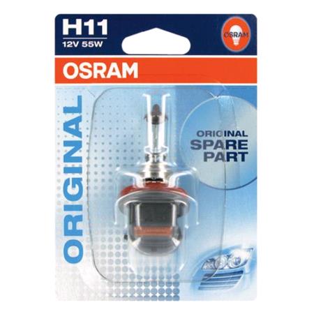 Osram Original H11 12V Bulb    Single for Fiat DOBLO, 2010 Onwards