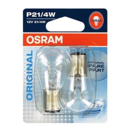 Osram Original P21 4W 12V Bulb    Twin Pack