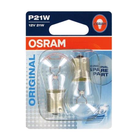 Osram Original P1W 12V Bulb    Twin Pack for Fiat IDEA, 2003 2011