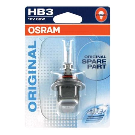 Osram Original HB3 12V Bulb    Single for Subaru FORESTER, 2002 2008