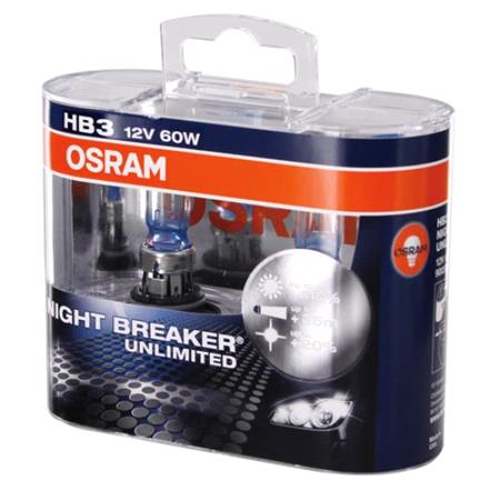 Osram Night Breaker unlimited HB3 Bulb    Twin Pack