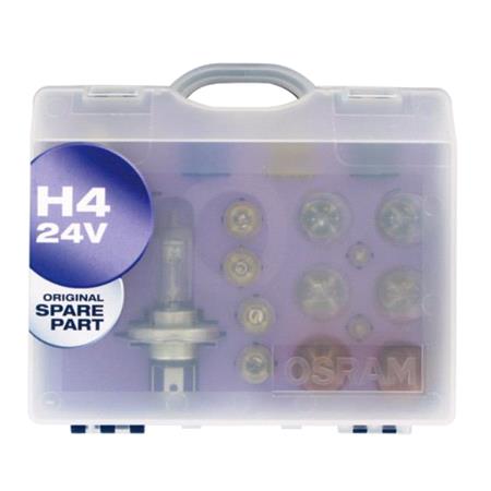 Osram H4 4V Spare Bulb Kit for Nissan PATROL GR Mk II, 1997 2013