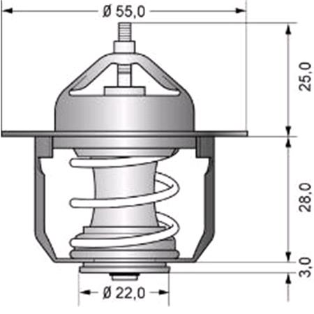 Quinton Hazell Thermostat, Coolant