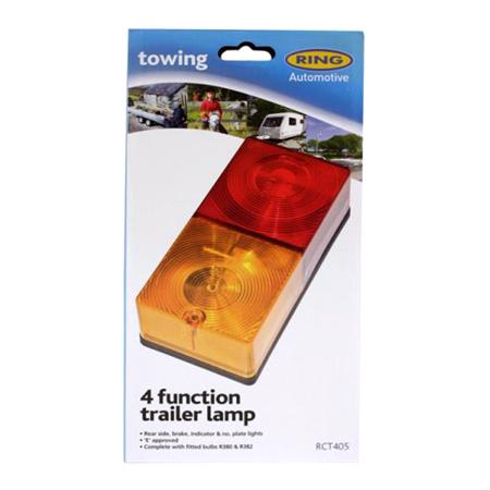 Ring 4 Function Trailer Lamp   Large