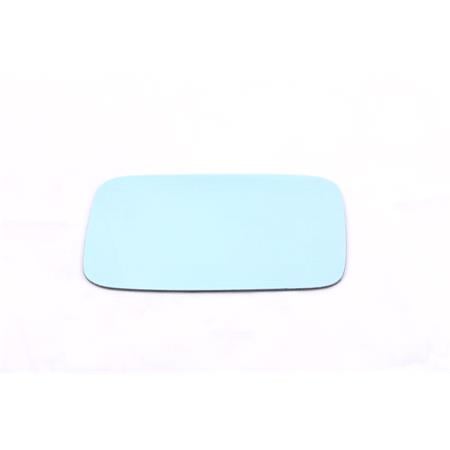 Left / Right Stick On Blue Mirror Glass for BMW 5, 1987 1995