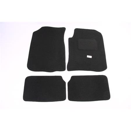 Tailored Car Floor Mats in Black for Rover 75  1999 2005   No Clips On Floor 