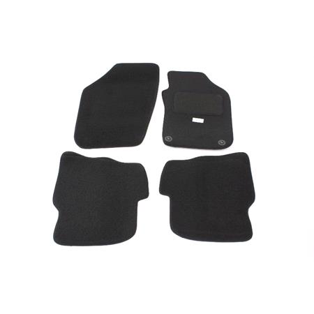 Tailored Car Floor Mats in Black for Seat Ibiza Mk IV 2002 2006