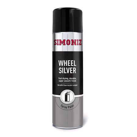Simoniz Wheel Silver Spray Paint   Cleans Dirt and Maintains Shine
