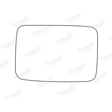 Right Stick On Wing Mirror Glass for Volkswagen GOLF Mk II 1983 to 1992