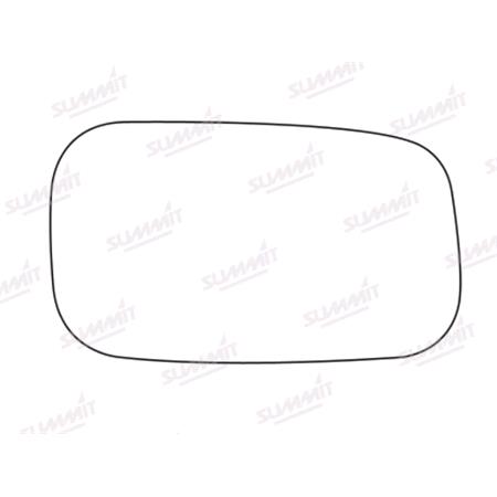 Right Stick On Wing Mirror glass for Saab 9 3 Cabriolet, 1998 2003