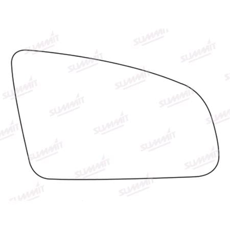 Right Stick On Wing Mirror glass for AUDI A3, 2003 2008