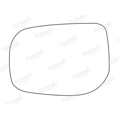 Left Stick On Wing Mirror Glass for Toyota AVENSIS Saloon, 2006 2009