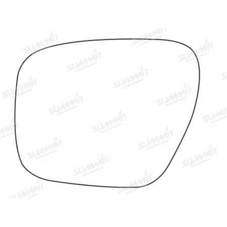 Left Stick On Wing Mirror Glass for Mazda CX 7  2007 2012