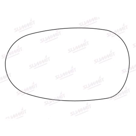 Left / Right Stick On Wing Mirror Glass for Jaguar X TYPE 2002 2008