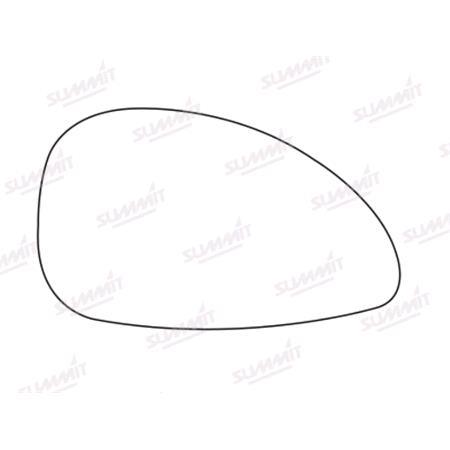 Right Wing Mirror Stick On Mirror Glass for Citroen C4 2004 2010