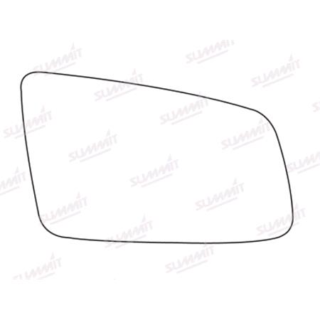 Right Stick On Wing Mirror Glass for BMW 5 Series Touring 2004 2010