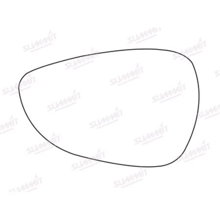 Left Stick On Wing Mirror Glass for Ford FIESTA Van 2009 2017