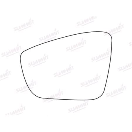 Left Stick On Wing Mirror Glass for Seat Mii 2019 Onwards